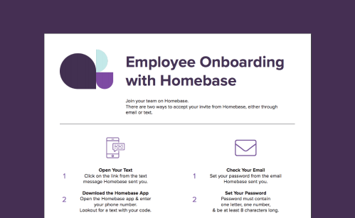 employee get started homebase