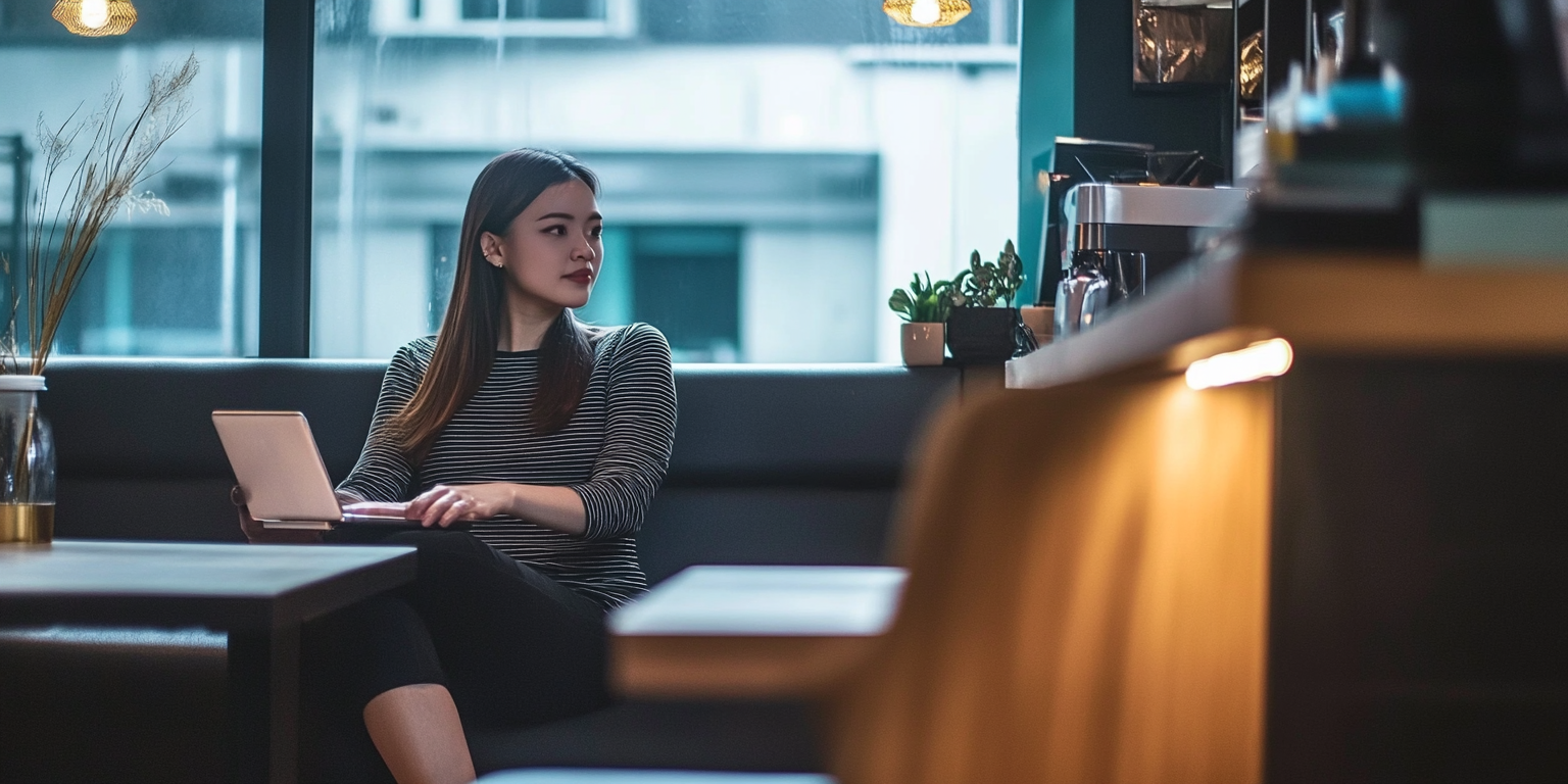 how to do payroll in north carolina - woman sitting on a couch