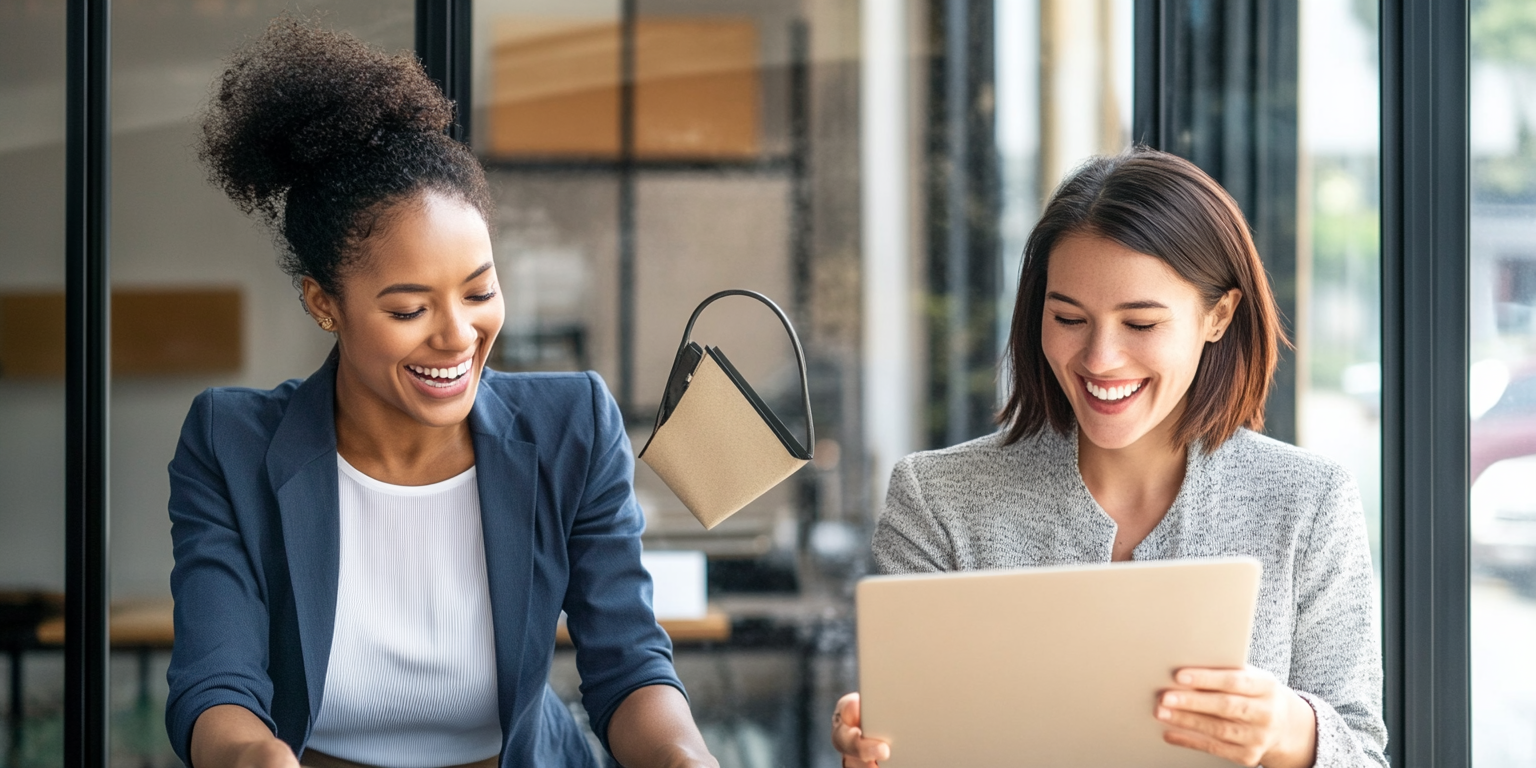 how to do payroll in ohio - two ladies happily working